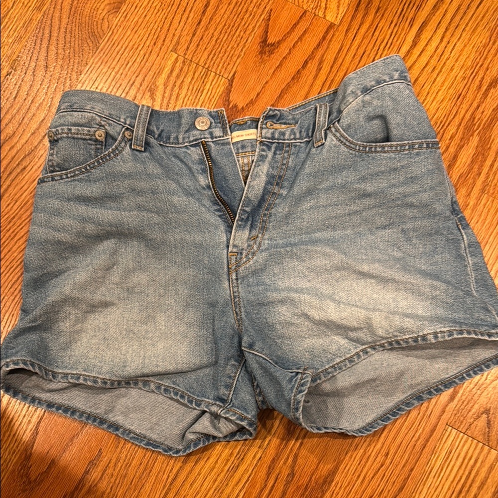 LEVIS Blue Denim Women's Shorts